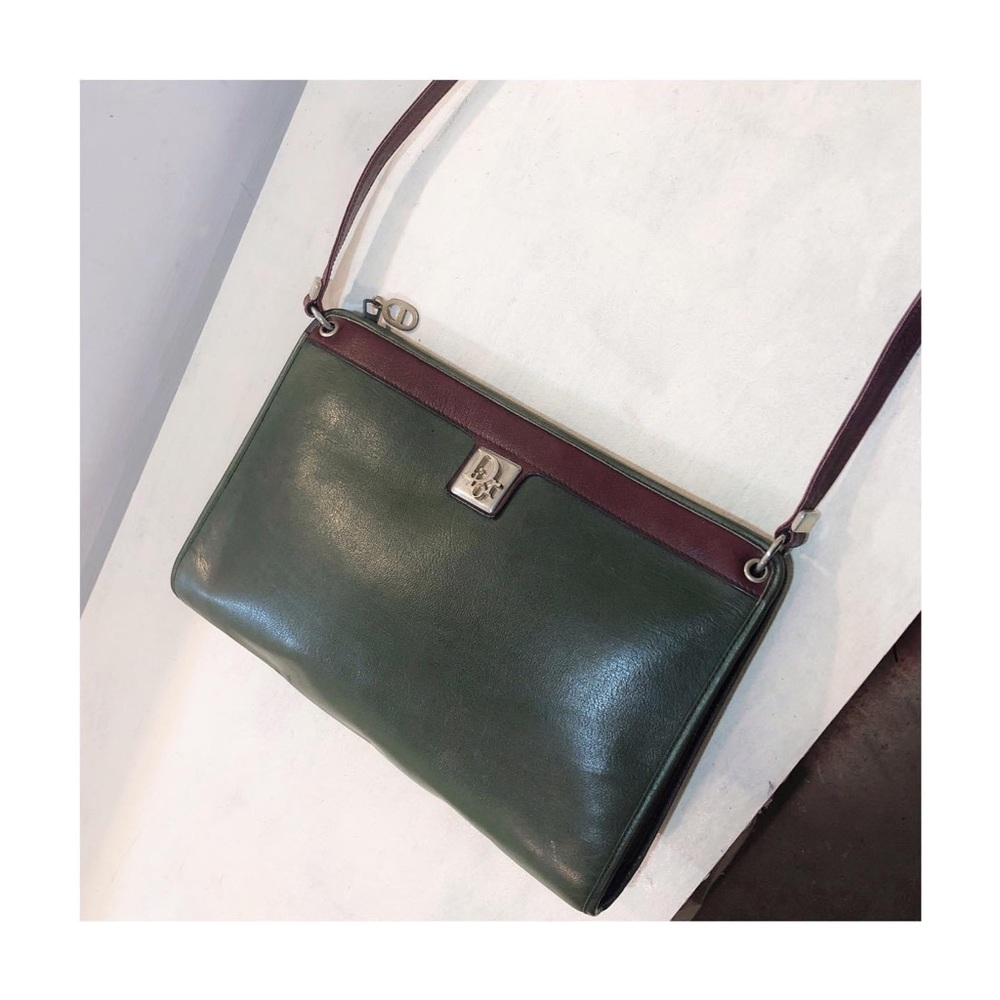 Vintage authentic Dior envelope clutch bag
